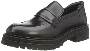 Geox Damskie D Iridea A Moccasin, Schwarz, 37 eu - Moda i Uroda OUTLET - miniaturka - grafika 1