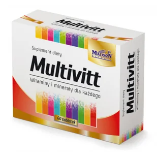 Multivitt - 60 tabletek Madson - Witaminy i minerały - miniaturka - grafika 1