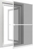 Moskitiery - EASY LIFE MOSKITIERA DRZWI ALU 100 X 215 BIAŁA - miniaturka - grafika 1