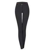 Bryczesy - Waldhausen Bryczesy z pełnym silikonowym lejem damskie ELT VIVIEN - czarny - miniaturka - grafika 1