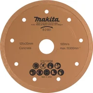 Tarcze do pił - Makita TARCZA DIAMENTOWA 125mm x 20mm PEŁNA DO DCC500,4101RH - miniaturka - grafika 1