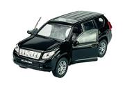 Samochody i pojazdy dla dzieci - Welly Toyota Land Cruiser Prado Czarna 1:34 Samochód Nowy Metalowy Model - miniaturka - grafika 1
