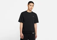 Koszulki męskie - Nike Dri-Fit Cutoff Crew Tee Black - miniaturka - grafika 1