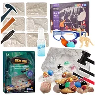 Zabawki interaktywne dla dzieci - ZESTAW ARCHEOLOGICZNY KOPALNIA KRYSZTAŁÓW + SKAMIENIAŁOŚCI DINOZAURÓW Z777Z - miniaturka - grafika 1