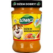 Dżem - Łowicz Dżem brzoskwiniowy o obniżonej zawartości cukrów 260 g - miniaturka - grafika 1