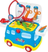 Zabawy w naśladowanie dorosłych - Zestaw lekarski auto - miniaturka - grafika 1