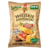 Chipsy - Wiejskie Ziemniaczki Chipsy ziemniaczane zapiekanka z szynką 130 g - miniaturka - grafika 1
