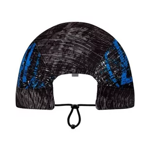 BUFF Czapka biegowa z daszkiem PACK RUN CAP Rush Graphite - Czapki i chusty sportowe męskie - miniaturka - grafika 2