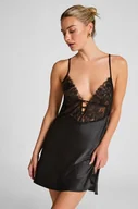 Bielizna nocna - Hunkemöller Halka Nienke Czarny - miniaturka - grafika 1