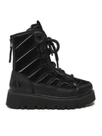 Botki damskie - REPLAY Botki Melrose Lace Lace-Up GWF2H.000.C0012T Czarny - miniaturka - grafika 1