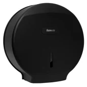 Dozowniki papieru i mydła dla firm - Czarny pojemnik na papier toaletowy 18-27cm Calma Black CP3000PN Faneco - miniaturka - grafika 1