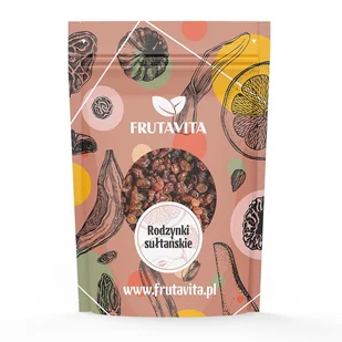 Rodzynki sułtańskie 500 g - Owoce świeże i suszone - miniaturka - grafika 1