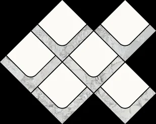 Mozaika Tilian grys satin rectified 29,7x37,2 Opoczno - Płytki ceramiczne - miniaturka - grafika 1