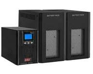 Zasilacze awaryjne UPS - UPS1000S-T-LI/H + 2x BP3-T8X9 24V - zestaw UPS - miniaturka - grafika 1