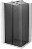 Kabiny prysznicowe - Mexen Velar kabina prysznicowa rozsuwana 150x100 cm, grafit, gun metal - 871-150-100-41-95 - miniaturka - grafika 1