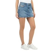 Spódnice - Spódnica damska Diesel Eisy jeansowa mini-W29 - miniaturka - grafika 1