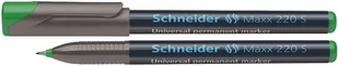 Schneider FOLIOPIS PERM. MAXX 220S 0,4mm ZIELONY - Markery permanentne - miniaturka - grafika 1