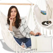 Fotele ogrodowe wiszące - GALAXIA KRZESŁO BRAZYLIJSKIE BOHO - miniaturka - grafika 1