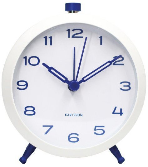 Karlsson Budzik Karlsson KA6143BL niebieski 9 cm .