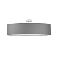 Lampy sufitowe - Minimalistyczny plafon w stylu skandynawskim GRENADA fi - 80 cm - kolor szary stalowy - miniaturka - grafika 1