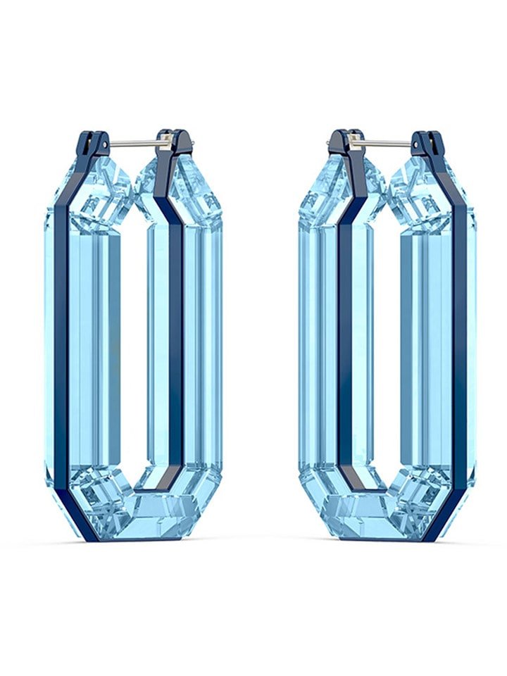 Swarovski Kolczyki-kreole z kryształami