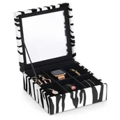 Pudełka i szkatułki - Ameliahome Pudełko Na Biżuterię Szkatułka Zebra Glasen 18X718X7 - miniaturka - grafika 1