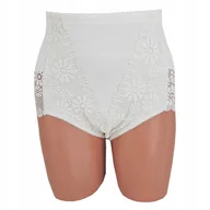 Majtki damskie - Majtki Figi Wyszczuplające Bawełniane Koronkowe Wysoki Stan Duże Rozmia 4Xl - miniaturka - grafika 1