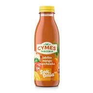 Soki i napoje niegazowane - Cymes Tłocznia Sok dnia HPP jabłko mango marchewka 500 ml - miniaturka - grafika 1