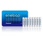 Akumulatory do aparatów dedykowane - Panasonic 8 x Aku. Eneloop Aaa R3 750mAh Sliding - miniaturka - grafika 1