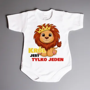 Król jest tylko jeden - body niemowlęce - Body dla niemowląt Król jest tylko jeden - body niemowlęce - Body dla niemowląt - miniaturka - grafika 1