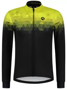 Męska Kurtka Rowerowa Rogelli Sphere | Black/Yellow - Rozmiar L - Kurtki męskie - miniaturka - grafika 1