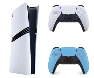 Sony PlayStation 5 Pro + DualSense Ice Blue - Konsole Playstation - miniaturka - grafika 1