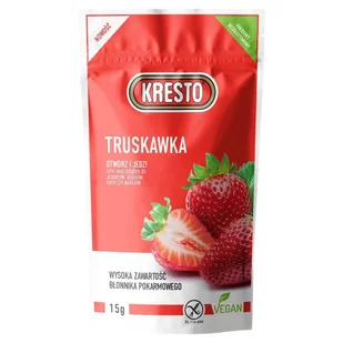 Kresto truskawka liofilizowana 15g - Owoce świeże i suszone - miniaturka - grafika 1