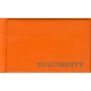 Biurfol Okładka na dokumenty małe orange - Szkolne artykuły papiernicze - miniaturka - grafika 1