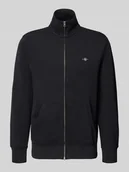 Bluzy męskie - Bluza rozpinana o kroju regular fit ze stójką model ‘Gield’ - miniaturka - grafika 1