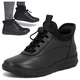 Rieker SKÓRZANE Sneakersy Damskie Sportowe Wygodne Półbuty Wsuwane 41 - Półbuty damskie Rieker SKÓRZANE Sneakersy Damskie Sportowe Wygodne Półbuty Wsuwane 41 - Półbuty damskie - miniaturka - grafika 1