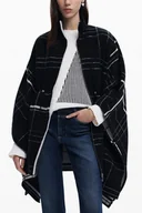 Koszulki i topy damskie - DESIGUAL PONCHO DAMSKI CZARNY - miniaturka - grafika 1