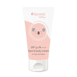 NACOMI BABY FACE & BODY CREAM SPF 50 KREM DO TWARZY I CIAŁA DLA DZIECI OD 6 MIESIĄCA 50ML - Kremy dla dzieci - miniaturka - grafika 4