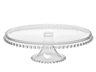 Tace i patery - Altom Design Patera szklana z kuleczkami Huta Jasło 0103016667 - miniaturka - grafika 1