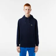 Bluzy męskie - Lacoste męska bluza z kapturem z bawełny organicznej - miniaturka - grafika 1