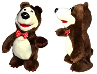Lalki dla dziewczynek - Maskotka pluszowa Niedźwiedź z bajki Masza Miś pluszowy 20 cm - miniaturka - grafika 1