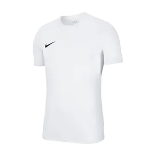Koszulka Męska NIKE Dry Fit SS - biała - Koszulki sportowe męskie - miniaturka - grafika 1