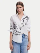 Koszule damskie - Desigual Koszula 25SWCW05 Biały Regular Fit - miniaturka - grafika 1