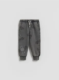 Reserved - Bawełniane joggery - czarny - Spodenki dla niemowląt - miniaturka - grafika 1