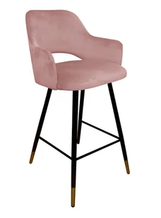 Hoker krzesło barowe Milano podstawa czarna MG58 - Taborety i hokery Hoker krzesło barowe Milano podstawa czarna MG58 - Taborety i hokery - miniaturka - grafika 4