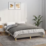 Poszewki na poduszki - vidaXL Koc obciążeniowy z poszewką, szary, 137x200 cm, 6 kg, tkanina - miniaturka - grafika 1