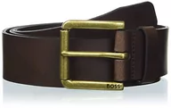 Paski - BOSS Męski pasek Joris_Sz40, ciemny brąz 202, 100, Dark Brown202 - miniaturka - grafika 1