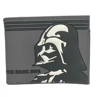 Portfele - Portfel Rozkładany Szary Star Wars Darth Vader Suwak - miniaturka - grafika 1