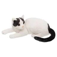 Maskotki i pluszaki - Chinchilla, Kot Biały Naturalistyczny, 38 cm - miniaturka - grafika 1