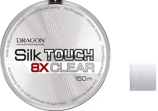 Dragon Plecionka Silk Touch 8X Clear 0,08mm - Inne akcesoria dla wędkarzy - miniaturka - grafika 1